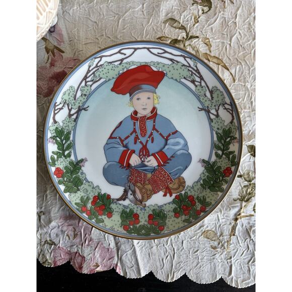 UNICEF Heinrich Collector Plate "Child of Norway" 263 /24,500 - Picture 4 of 6